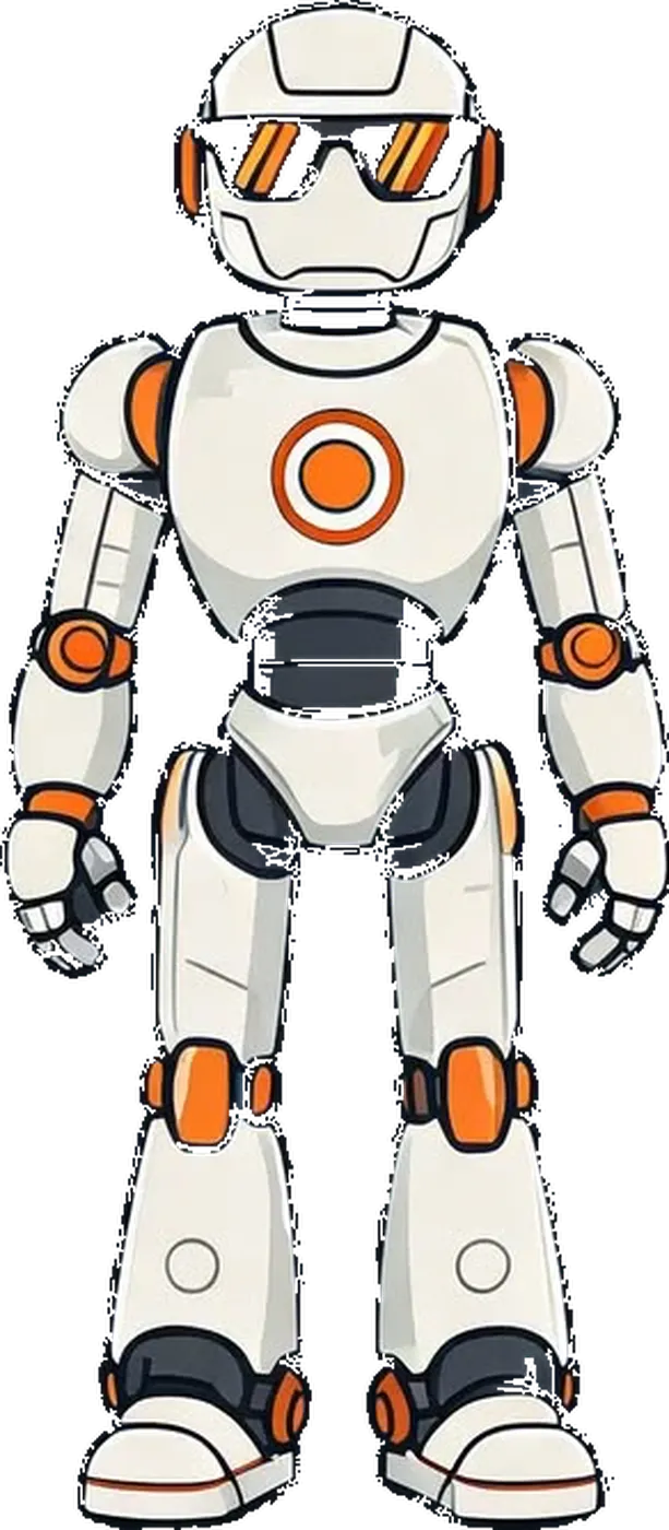 Korbex, the robot that represents the agent team