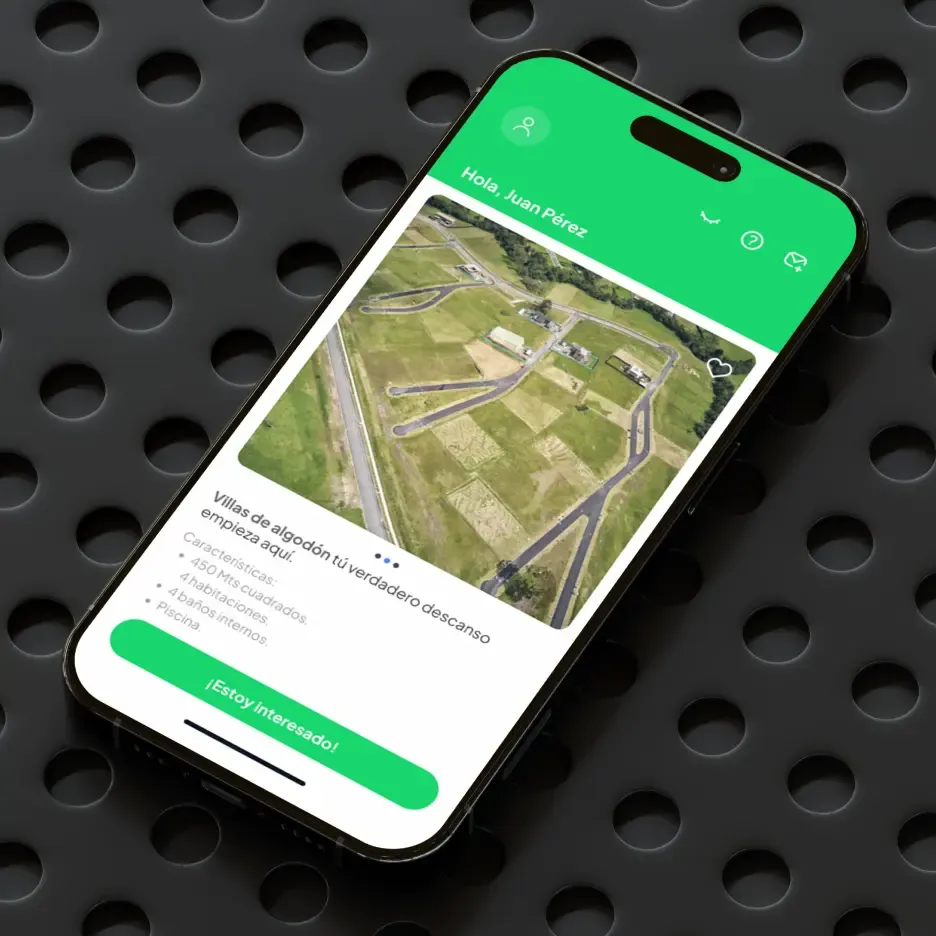 The Loty app on a phone