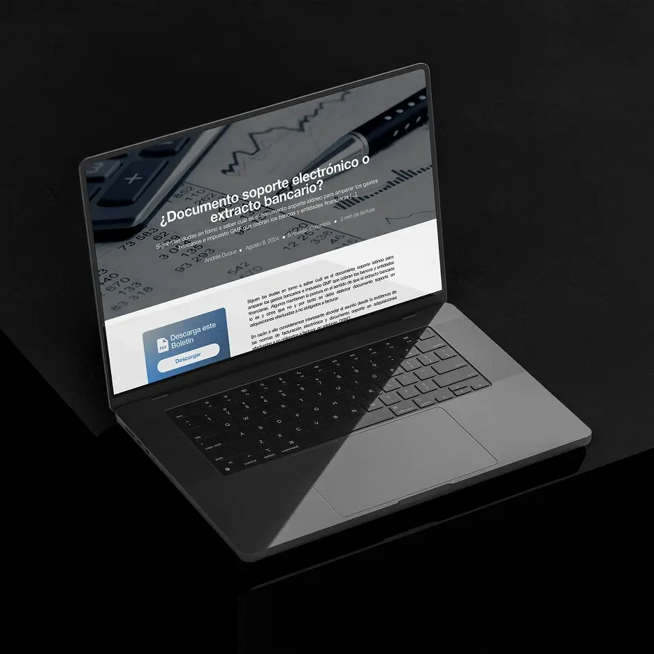 The E&G website on a laptop